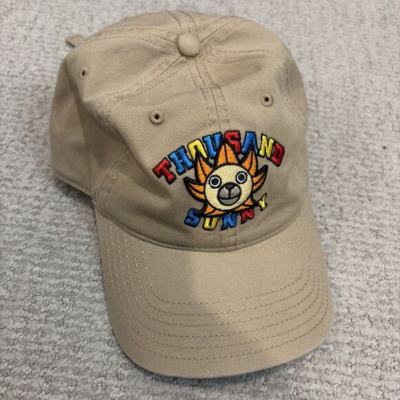 Other - Ultra Rare One Piece Thousand Sunny Dad Hat Beige Adjustable Size Fits All Luffy